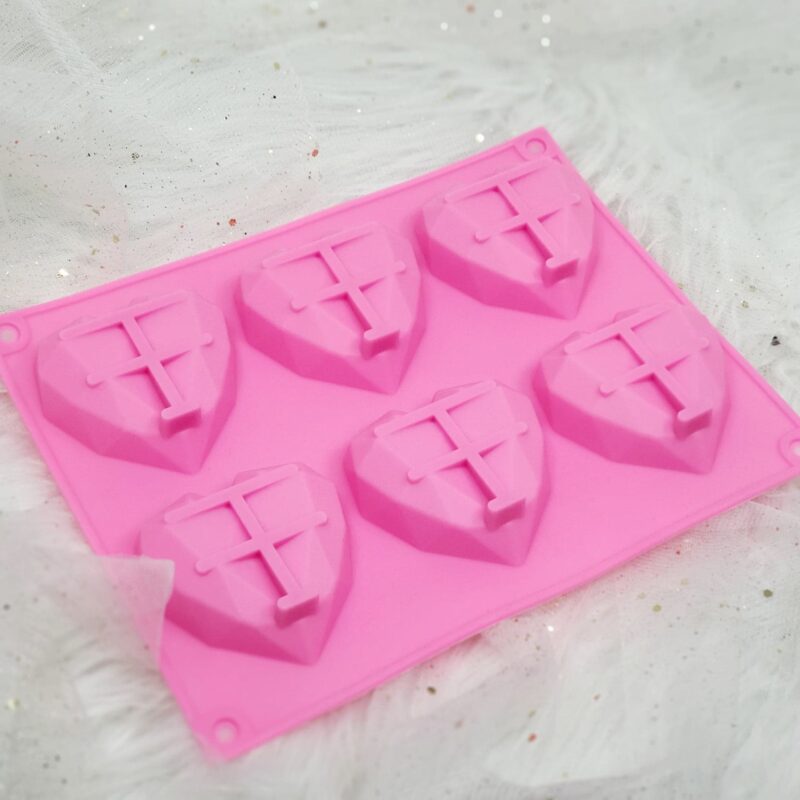 Hartvorm Siliconen cake vorm 3d - Afbeelding 2