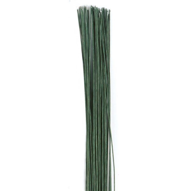 Culpitt Floral Wire Dark Green set/50 -24 gauge  - Bloemdraad