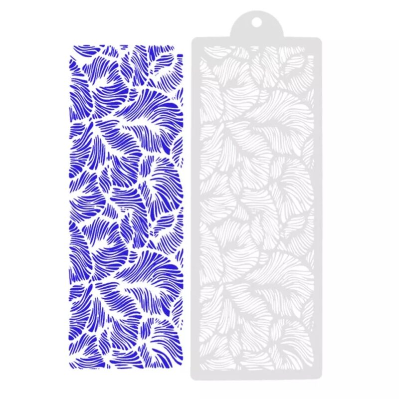 Sjabloon Peacock Lace stencil - Afbeelding 2