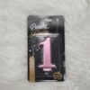 Cijfers Kaarsen Rose Goud Metallic 1