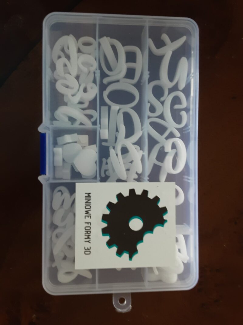 Miniowe Formy 3D- Alfabet Sweet - Afbeelding 2
