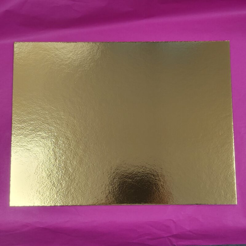 Taart board 30x40cm goud - 1kant - h3mm Alkesander Print
