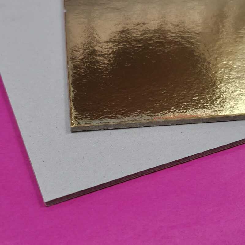 Taart board 30x40cm goud - 1kant - h3mm Alkesander Print - Afbeelding 2