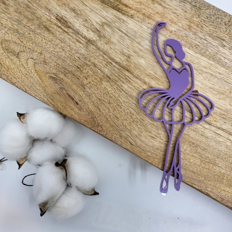 Miniowe Formy 3D Lineair taartdecor Ballerina 15x6.5cm Paars