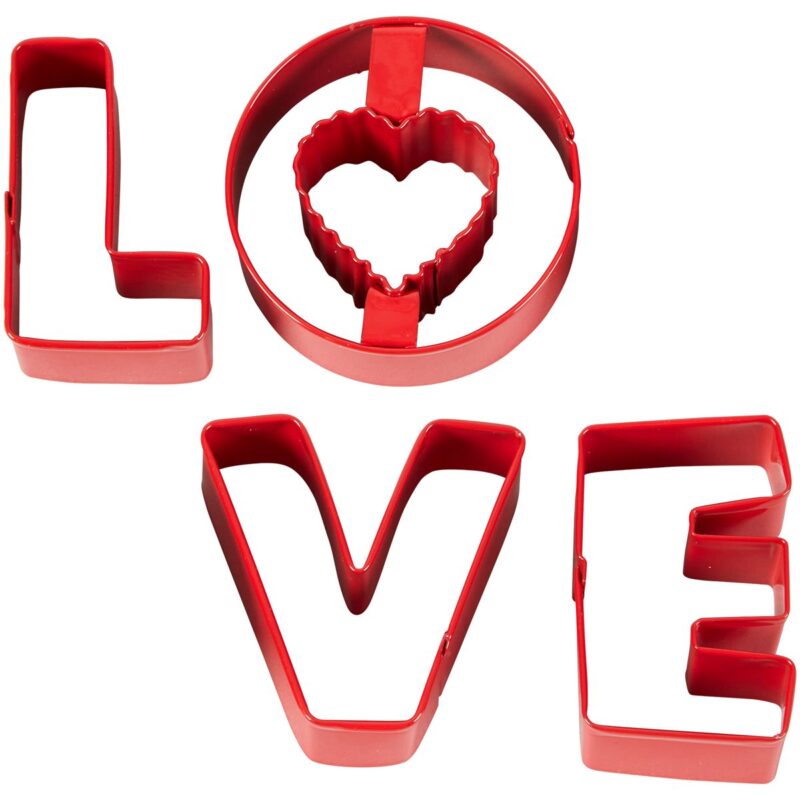 Wilton Cookie Cutter Set Love Set/4 - Afbeelding 2