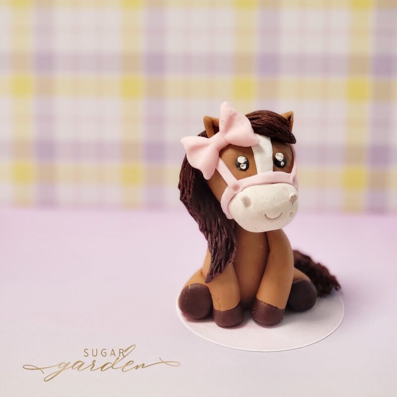 Fondant Figuurtje Paard Bruin