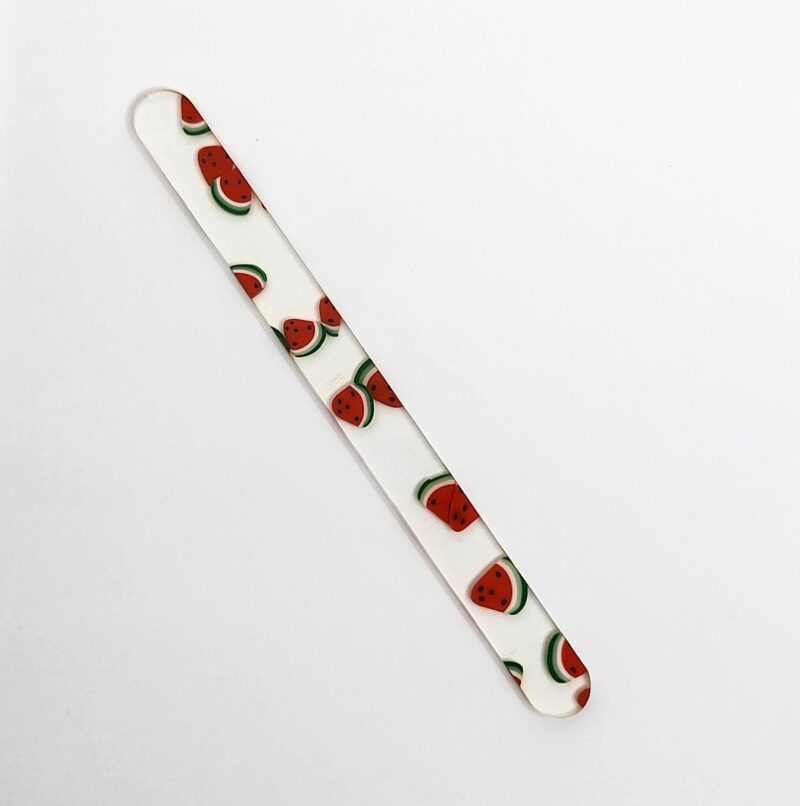 Transparant  Acryl Ijsstokjes met watermeloen set 10 stuks