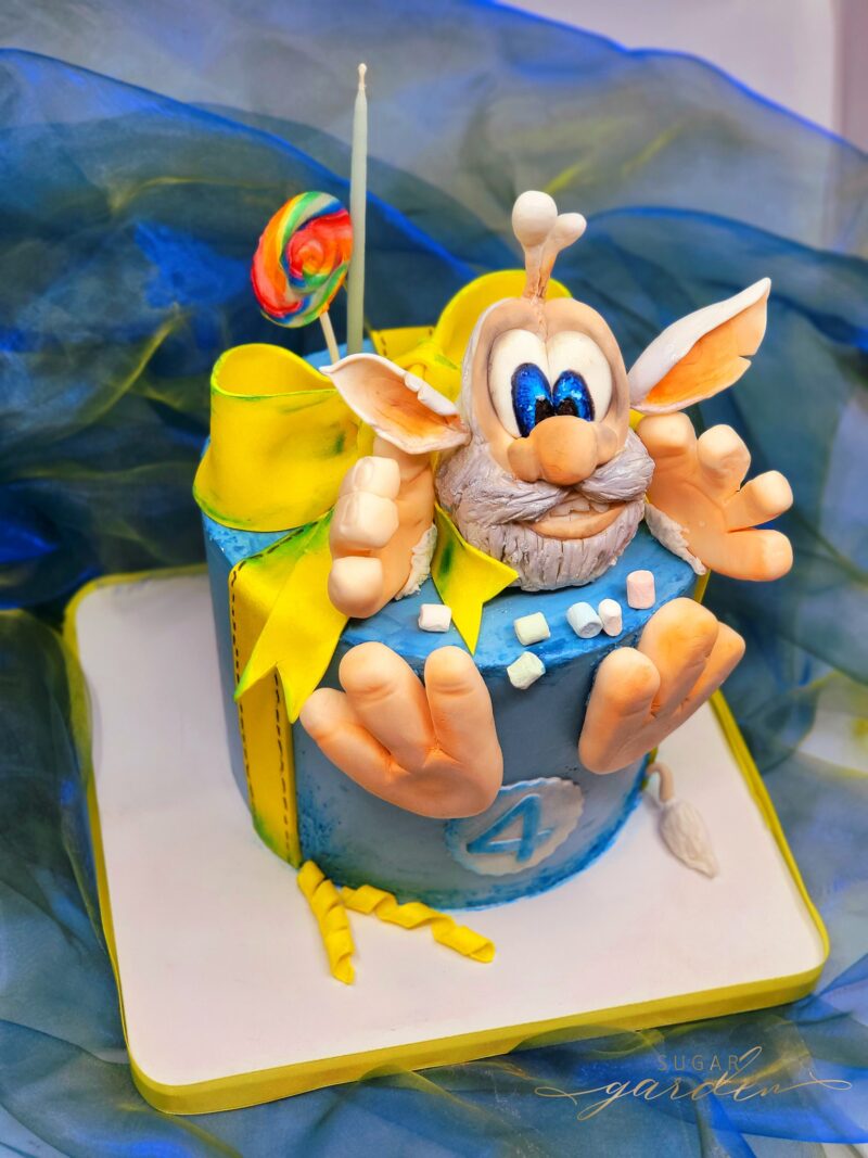 Fondant Figurtjes Booba set hoofd met handen en voeten - Afbeelding 2