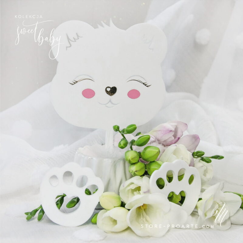 Teddybeer - hoofd en 2 benen St.Pro-Arte