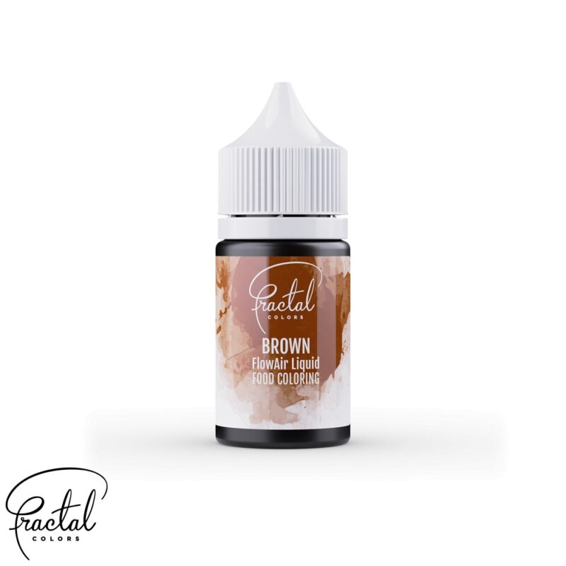 Fractal - Airbrush FlowAir Liquid Food Coloring - Brown - 30g