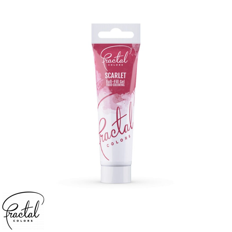 Kleurstof gel Fractal 30g Scarlet