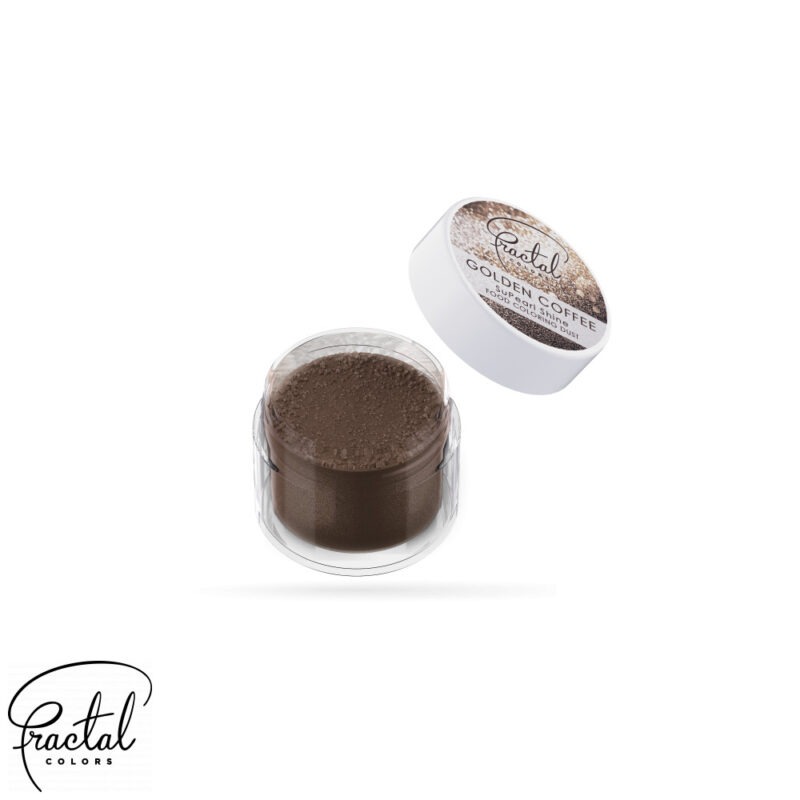Fractal Dust Golden Coffee - SuPearl Shine Dust Food Coloring - Afbeelding 2