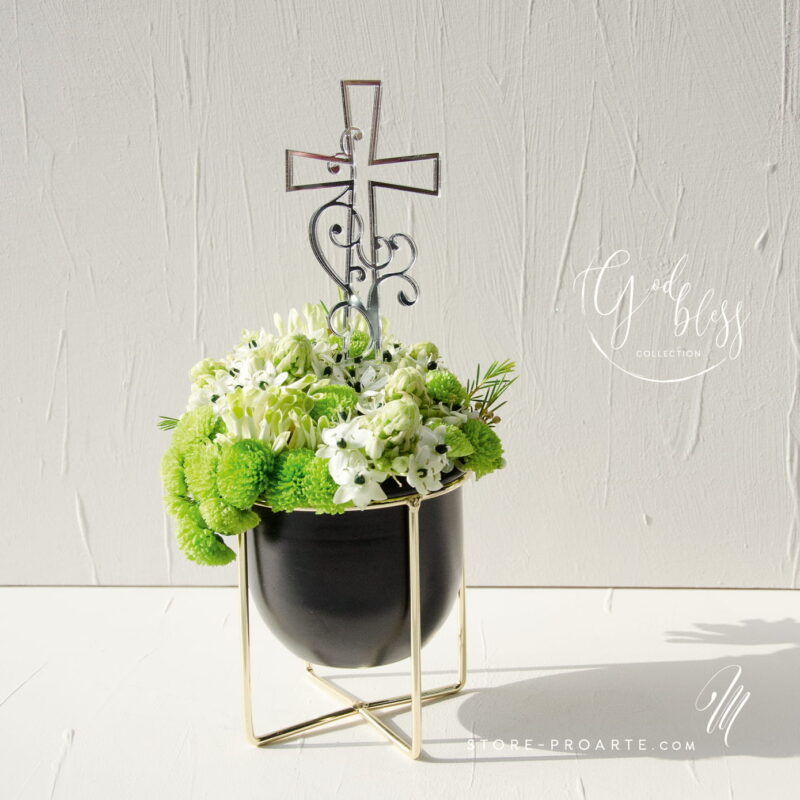 Kruis met ornamenten - zilver St.Pro-Arte