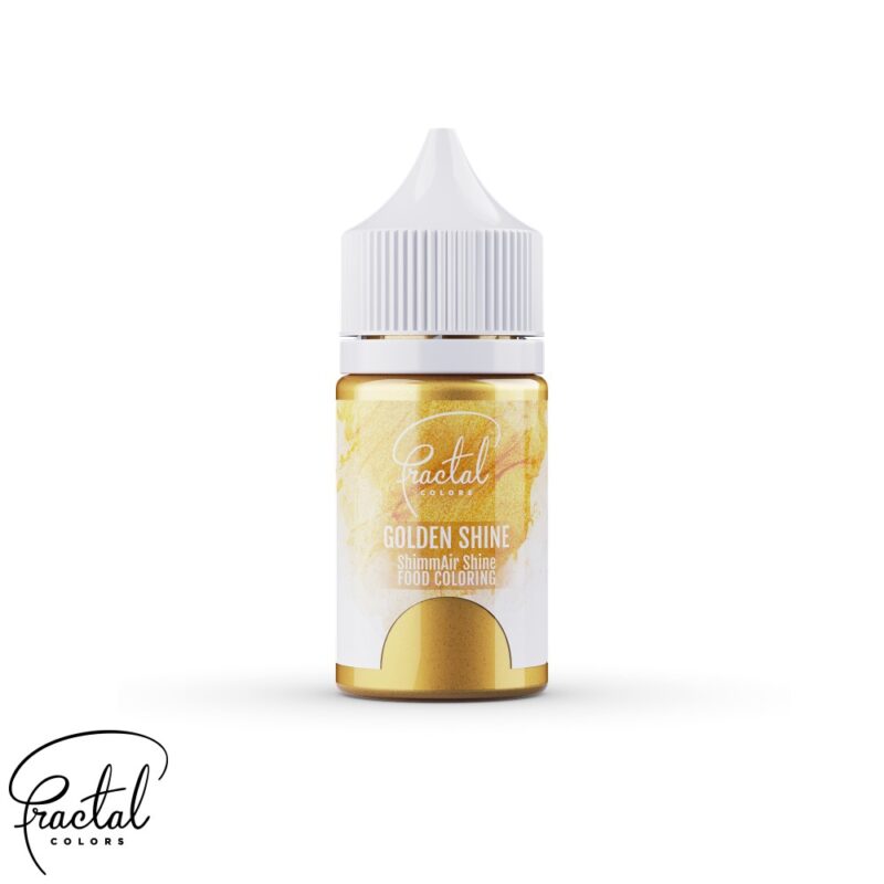 Fractal Colors  Golden Shine - ShimmAir® Shine Liquid Food Coloring - 33 g