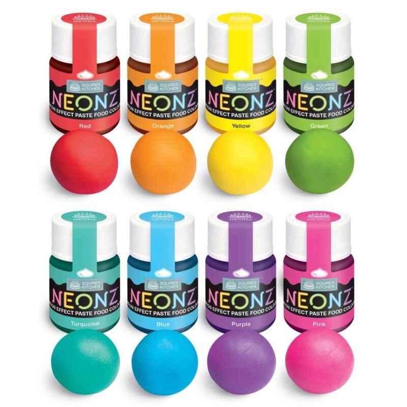 NEON Z Kleurstof Gel Roze 20g Squires Kitchen Pink - Afbeelding 2