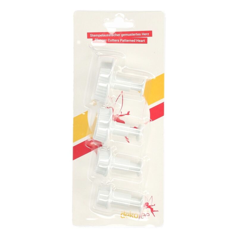 Dekofee Plungers Patterned Hearts set/4 - Afbeelding 2