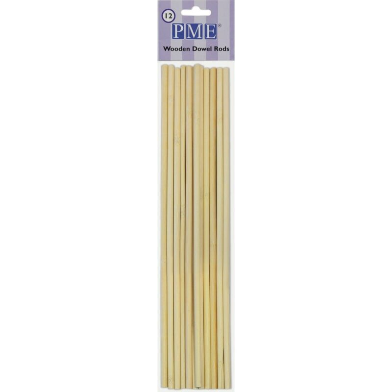 PME Dowel Rods Hout pk/12