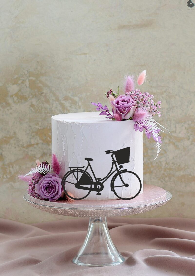 Miniowe Formy 3D Dames Fiets goud 12x7,9cm - Afbeelding 2