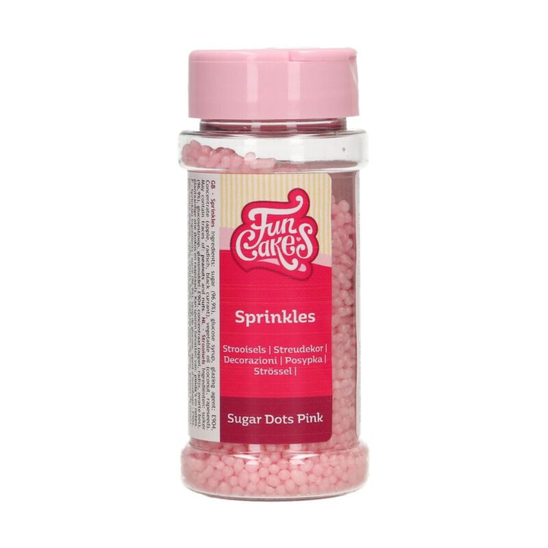 FunCakes Sugar Dots Roze 80 g - Afbeelding 2