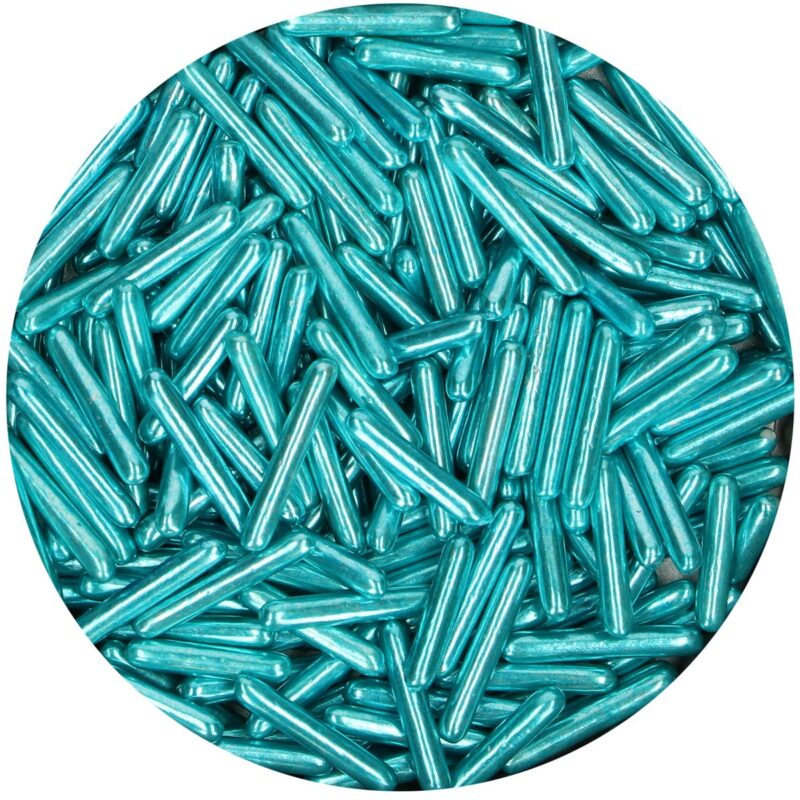 FunCakes Metallic Sugar Rods XL Blue 70 g