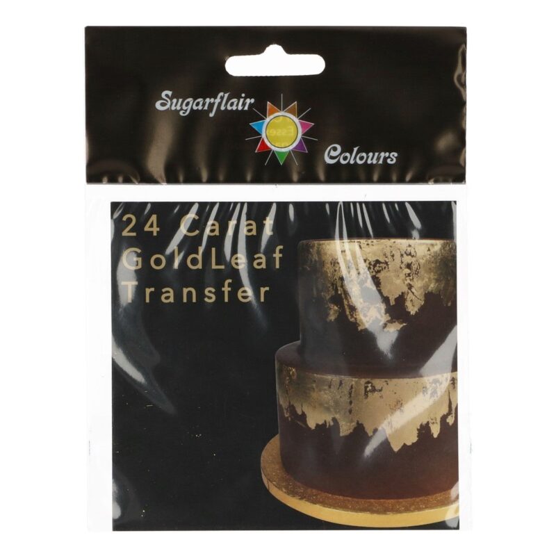 Sugarflair 24 Carat Gold leaf Transfer