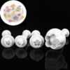 Plum flower uitstekerset met plunger /set 4st - Afbeelding 2