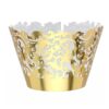 Paper Cupcake Wrappers 20st Goud