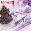 Plum flower uitstekerset met plunger /set 4st