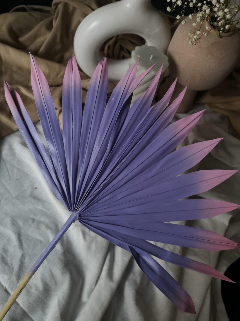 Palm leaf lavendel/roze