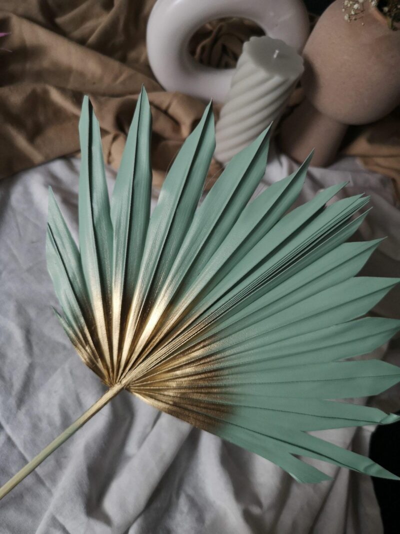 Palm leaf munt/goud