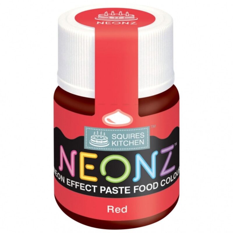 NEON Z Kleurstof Gel Roze 20g Squires Kitchen Red