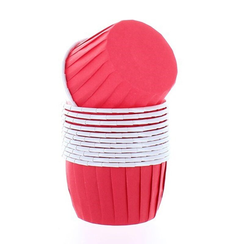 Baking cups rood 12st - Baked With Love - Afbeelding 2