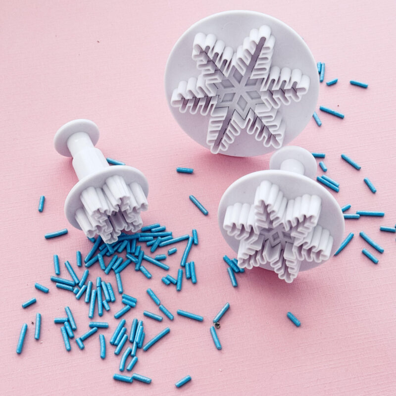 Plunger Cutter Sneeuwvlok-IJskristal set3