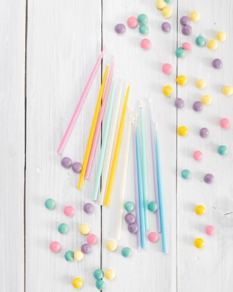 Natuurlijke Bijenwas Kaarsen - Pastel - 12 stuks - Kalamu