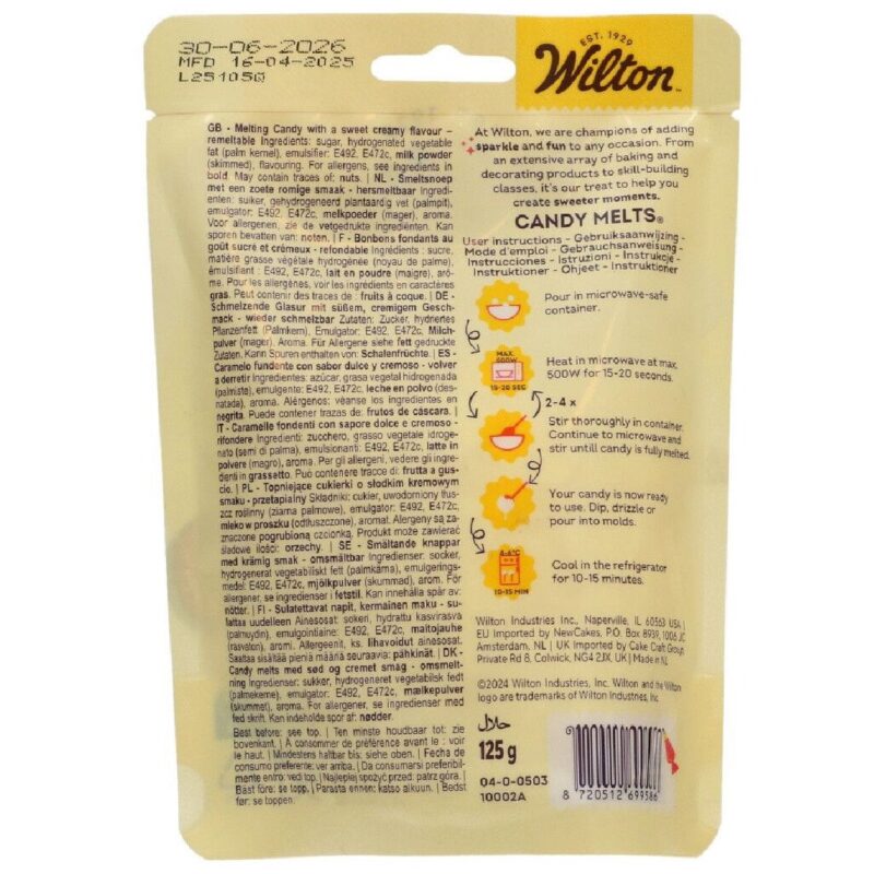 Wilton Candy Melts Helder Wit 125g - Afbeelding 2