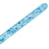 Transparant  Acryl Ijsstokjes met glitter blauw set 10 stuks