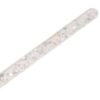 Transparant  Acryl Ijsstokjes met glitter zilver set 10 stuks