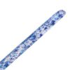 Transparant  Acryl Ijsstokjes met glitter donker Blauw set 10 stuks