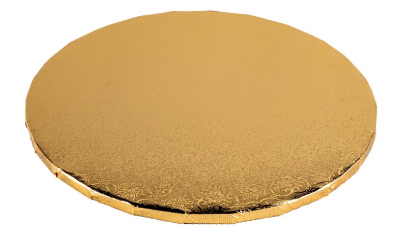 Cake Drum MDF - PC Julita - Goud Ø34cm