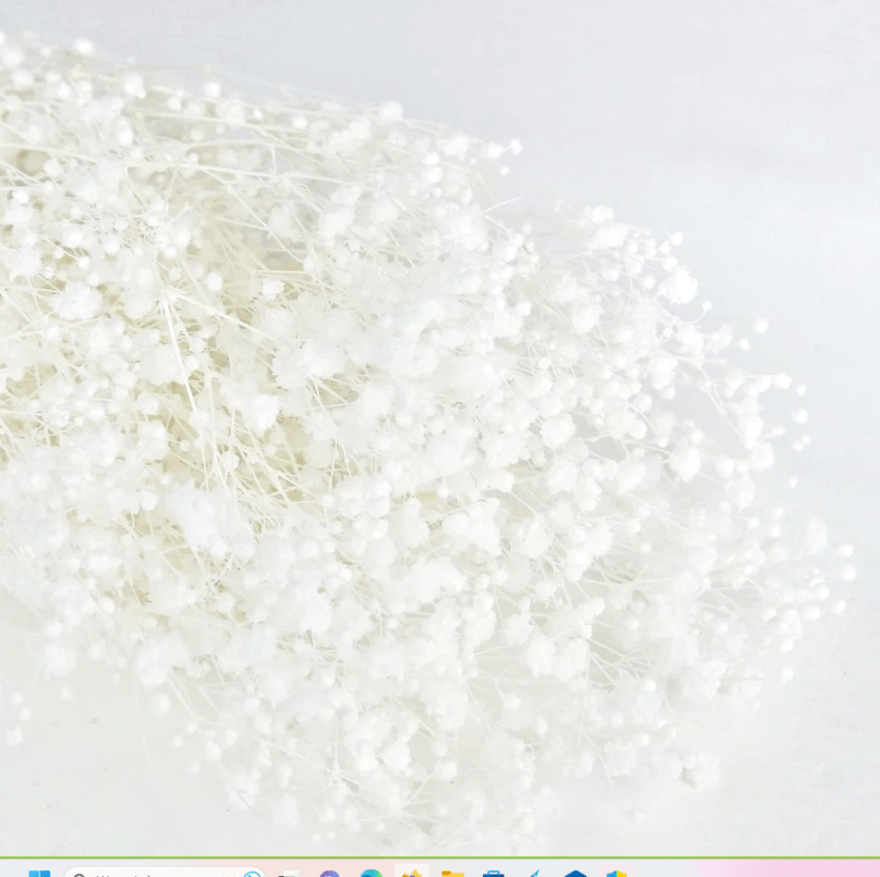 Gedroogd Gipskruid Kiara Pure wit - Afbeelding 3