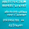 Miniowe Formy 3D- Alfabet Sweet