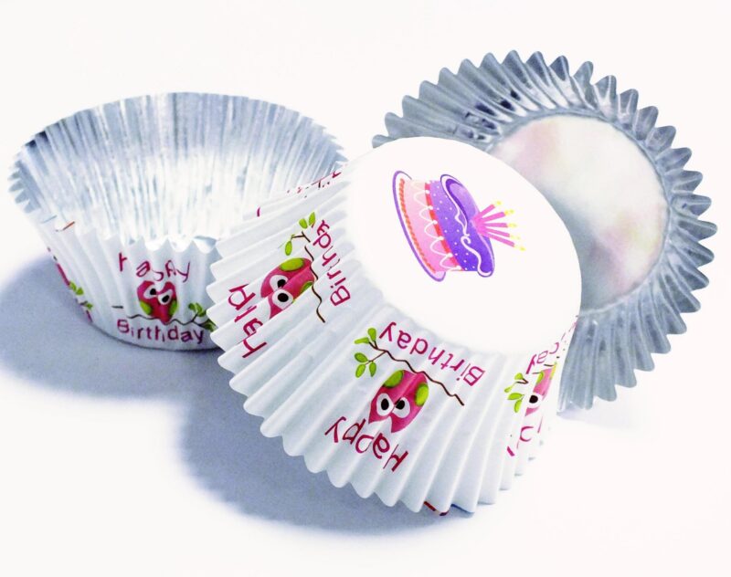 PME Foil Baking Cups Cute Owls Pk/30 - Afbeelding 2