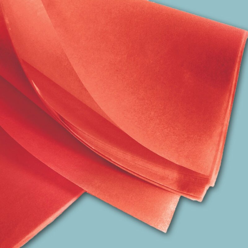 Vloeipapier 50x75cm, Rood 10vel