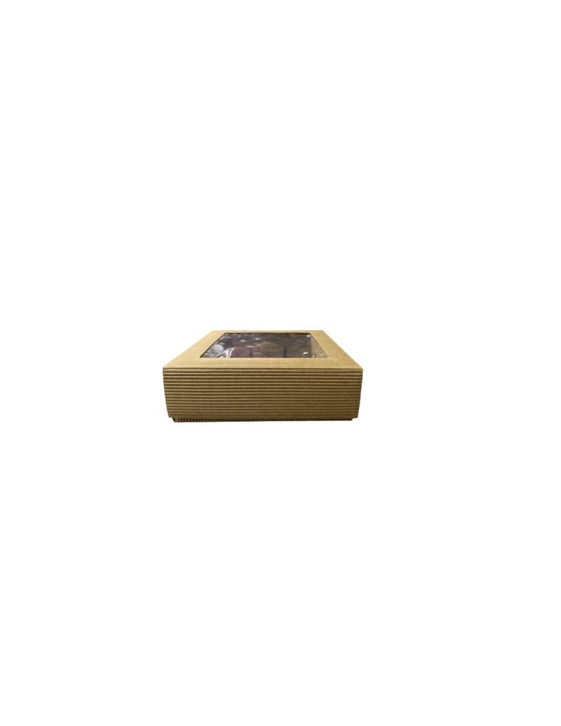 Decoratieve kartonnen doos 11 x 11 x 4,5 EKO - Afbeelding 3