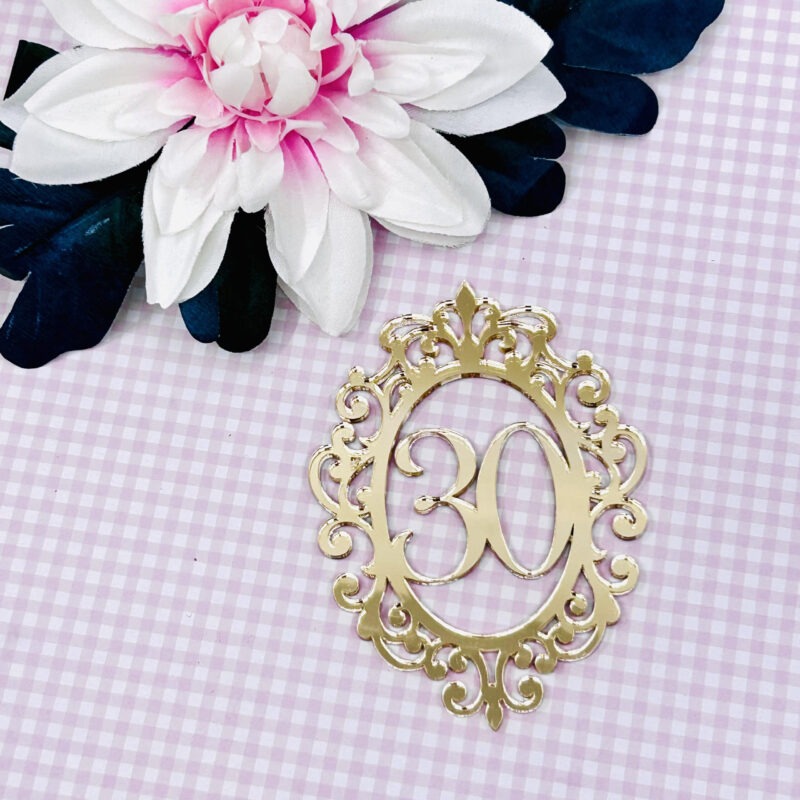 Miniowe Formy 3D Baroque Vintage Frame 30 - Cake decor 10cm