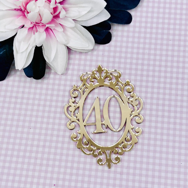 Miniowe Formy 3D Baroque Vintage Frame 40 - Cake decor 10cm