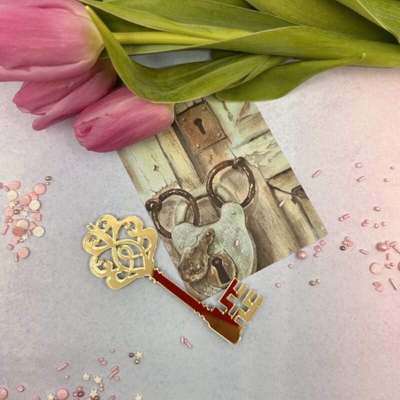Cake decor Baroque sleutel -Sugar Garden