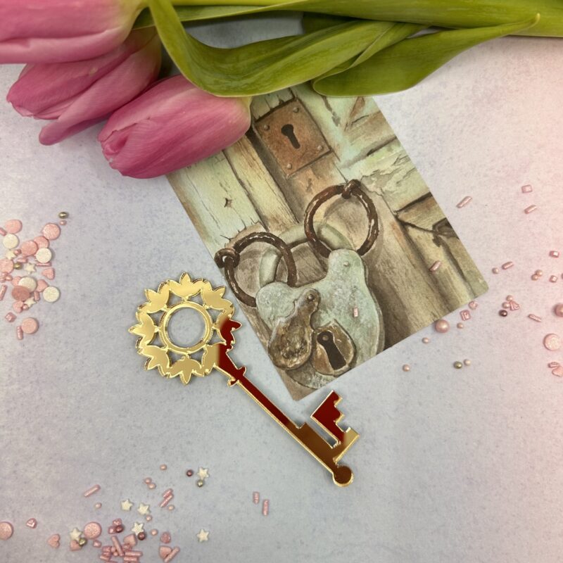 Cake decor Baroque sleutel Bloem -Sugar Garden