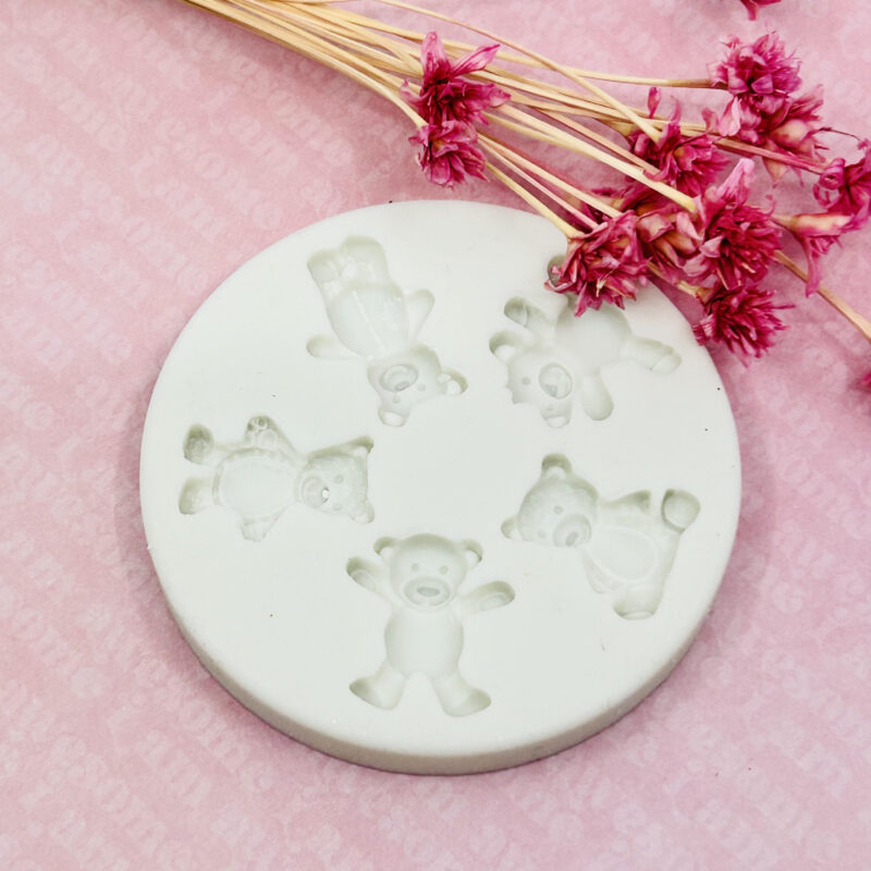 klein teddybear cake mold +cake mold +siliccon mallen