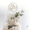 Topper "Sto lat" Bloem 11cm  PL - Afbeelding 2